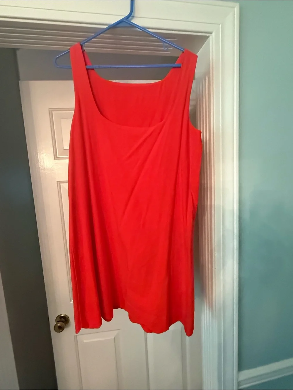 Kate Spade X Orange  Scallop-Hem Sleeveless Shift Dress